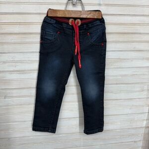 Taka Kids Dark Blue Jeans with Red Accents